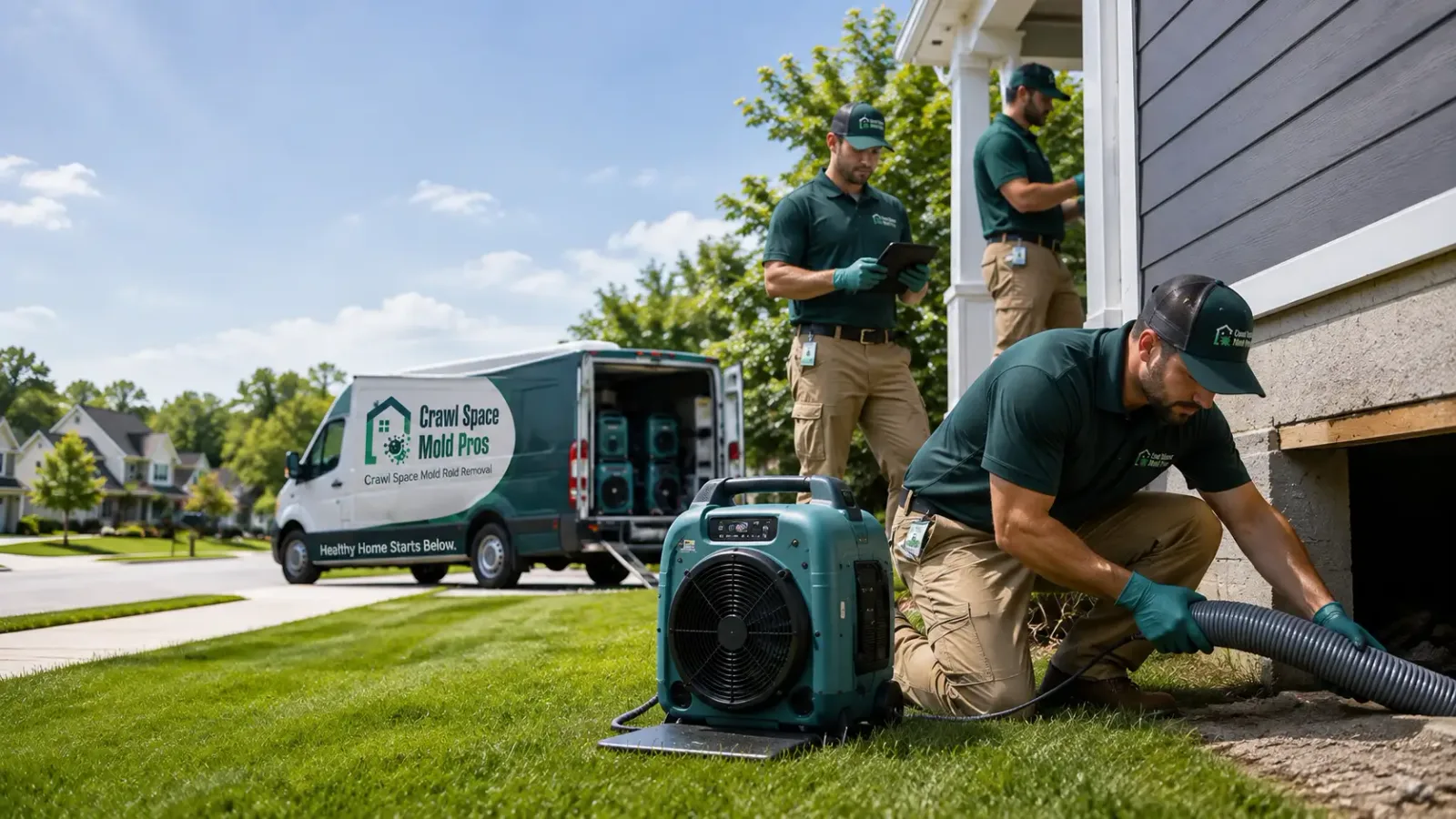 Crawl Space Mold Removal in Tolono, IL